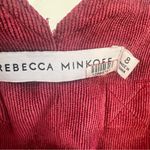 Rebecca Minkoff Burgundy Skirt ‎ Corduroy Mini Skirt Size 8 Fall Frolic Après-Ski Photo 4