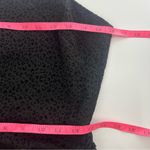 The East Order Black Animal Print Ruched Asymmetrical Hem Bodycon Mini Dress S Photo 5