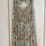 NWT SACHIN & BABI Anastasia Dress Sunshine/Teal Bouquet Midi Floral Dress 2 Green Photo 4