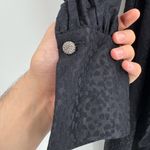 Kate Spade cocktail party Black Jacquard Tie Front Cropped wideleg jumpsuit 00 Photo 8