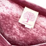 Freeloader  Burgundy Burnout Oversized Long Sleeve Lightweight Top Photo 1