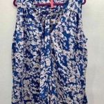 Eight Sixty Tie Neck Tunic Blouse Womens 3X Used Floral Photo 0