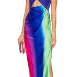 Baobab Eliza One Shoulder Maxi Dress Dawn Womens Size Large Pink Photo 9