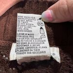 White Stag Open Knit Cardigan Womens M Warm Chocolate Brown 3/4 Sleeve Sweater Photo 3