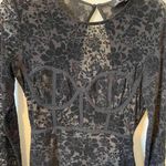 Lulus  Lace Dark Academia Goth Sexy Bodycon Mini Dress Black Size Medium Photo 2
