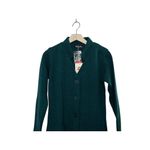 Monte Carlo Green Knitted Cardigan Coat Women's XL NEW Photo 2