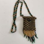 Beaded Medicine Bag Necklace NWOT Photo 0