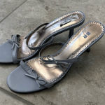BP Y2K blue bow kitten heels Photo 0