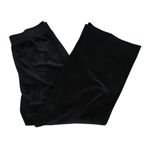 Gianni Bini  Womens XL Wide Leg Black Velvet Pants NEW Photo 3