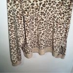 Honeydew Velour Sweatshirt Natural Leopard Tan Size XL Photo 10