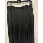 Badgley Mischka Satin Wide Leg Pants Black Wide Leg Elegant Women's 14 Formal Photo 3