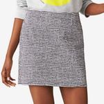 Kate Spade New  Saturday Black White Shuffle Shape A-line Skirt Size 0 Photo 0