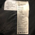 Eddie Bauer Two-Tone Black Quilted Down Upper Grey Wool Lower Faux Fur Hood Coat Photo 14