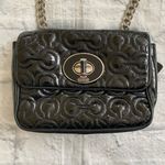 Coach mini shoulder/crossbody bag w/twist latch closure w/satin inner lining 6.5”x5” Photo 2