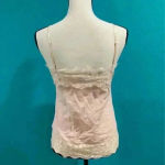 Giani Bernini Bernini blush pink lace camisole tank top in size medium Photo 4