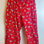 Christmas Pattern Pajama Pants Red Size XL Photo 1