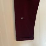 Lululemon Aphrodite Crop Leggings in Bordeaux Drama Size 6 Photo 12