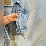 BLANK NYC  Women’s Denim Trucker Jacket Cropped Traffic JAM Jacket Large NWT Photo 11