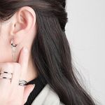 925 Silver Plated Tassel Chain Dangle Drop Earrings for Women Photo 3