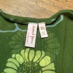 Sweet Pea by Staci Frati Sheer Womens Med Green Plunging Vneck Boho Y2K Coquette Photo 1