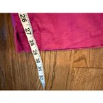 Athleta Retreat pink 100% linen wide leg crop pant size large Photo 6