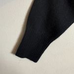 Nordstrom 100% Cashmere Mock Neck Sweater Pullover Women XS Black Minimalist NWT Photo 8