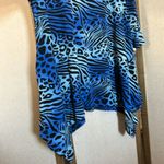 Premise FINAL MARKDOWN  Blue and Black Abstract Top XXL Photo 9