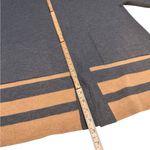 Etcetera E3 by  Women’s XL Rare Wool Blend Knit Coat Gray Mustard Stripe in EUC Photo 9