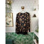 Free People  Out of Africa Wildcat Print Cardigan - Size - XS Photo 4