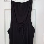 EXPRESS Black Strapless Ankle Length Jumpsuit Photo 3