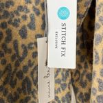 Nine Britton Fuzzy Animal Print Pullover Top Size XS (P15) Photo 6