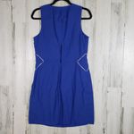 Colorblock NWT Royal Blue Sleeveless V-Neck Mini Dress Women's Size Medium Photo 5