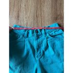 Lee Vtg Teal High Waisted Jean Shorts Size 00 Photo 4