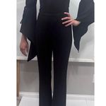 White House | Black Market Black Off The Shoulder Drama Sleeve Jumpsuit 2 H16 Photo 5