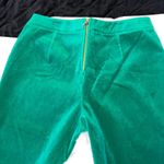 Vineyard Vines NWOT  Velvet Pants Emerald Green Stretch Career‎ Party Size 14 Photo 4