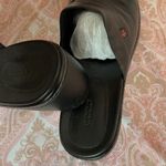 Ecco  black leather clogs. Sz 42 Photo 2