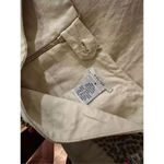 Evelyn skirt LINEN Rayon Beige beadded Natural‎ Skirt Red Size 8 Photo 3