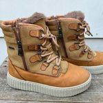 Pajar  Cade Canada Shearling Insulated Tan Leather Ankle Winter Boot 7-7.5 EU38 Photo 0