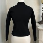 H2O Wear Eco Bamboo Neoprene Fitted Surf Jacket Wetsuit Rashguard Black Medium Photo 2