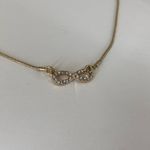 R.J. Graziano Infinity Charm‎ in Crystals Gold Tone 16” Photo 5