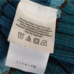 Eddie Bauer Size Small S Cotton Striped Stripes Blue Turtle Neck Sleeveless Ribb Photo 4