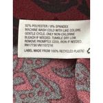 Ava & Viv 2X Burgundy Floral Print Split Back Short Sleeve Blouse Top Photo 6