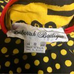 Vintage 80s Deborah Boutique Tiered Ruffle Polka Dot Cocktail Dress Party size 8 Multiple Photo 11