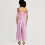 Old Navy  Linen-Blend Cropped‎ Smocked Cami Jumpsuit – Size Small – NWT Photo 5