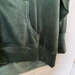 Aerie EUC  Dark Green Velour Zipped Hoodie Photo 1