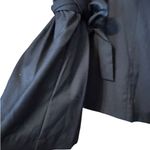 Walter Baker  New York M blazer coat jacket Removable Bell Sleeves Bow Black Photo 1