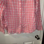 Time & Tru  Pink Plaid Print Button Up Blouse size XXL Photo 4