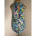 Everly Anthropologie Floral Sleeveless Top 2 Dopamine Coconut Girl Fairycore Photo 2