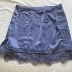 Urban Outfitters Silk Lace Mini Skirt Photo 0