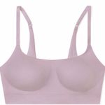 True & Co Soft Form Square Neck Adjustable Plunge Back Bra Size Medium NEW Pink Photo 0